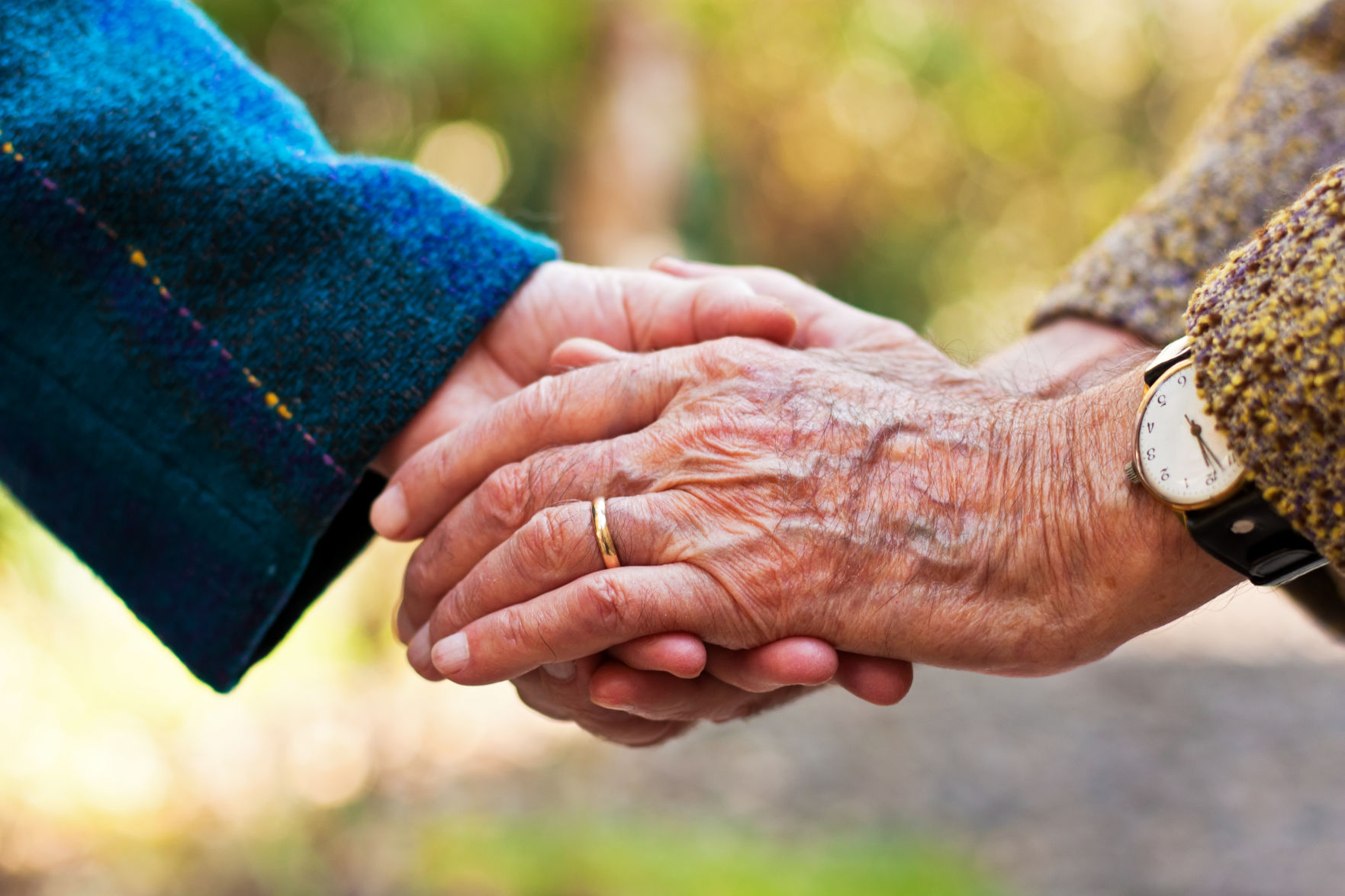Holding hands